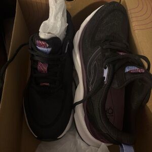 Ryka Black with Purple Accent Women's Athletic Sneakers